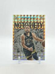 Stephen Curry [Mosaic] #1 Basketball Cards 2022 Panini Mosaic Notoriety Prices