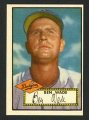 Ben Wade Baseball Cards 1952 Topps Prices