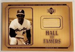 Frank Robinson Baseball Cards 2001 Upper Deck Hall of Famers Cooperstown Collection Bat Prices
