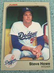 Steve Howe #209 Baseball Cards 1983 Fleer Prices