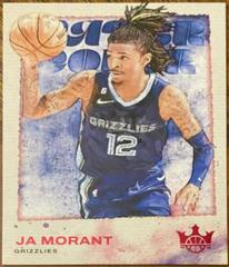 Ja Morant [Ruby] #2 Basketball Cards 2023 Panini Court Kings Water Color Prices