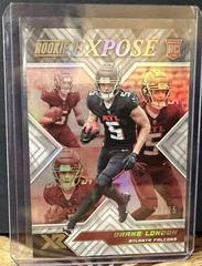 Drake London [White] #RXP-6 Football Cards 2022 Panini XR Rookie Expose Prices