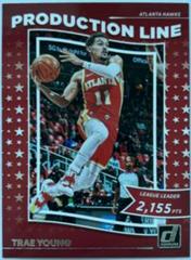 Trae Young Basketball Cards 2022 Panini Donruss Production Line Prices