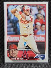 Mike Trout [1st Edition] Baseball Cards 2023 Topps Prices