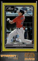 Jarren Duran [Holo Gold] #104 Baseball Cards 2022 Panini Three and Two Prices