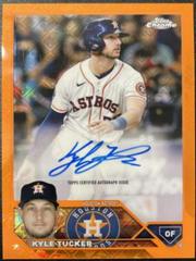 Kyle Tucker [Orange] #RCA-KT Baseball Cards 2023 Topps Chrome Logofractor Autograph Prices