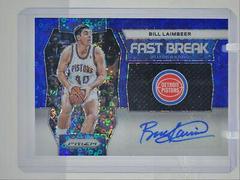 Bill Laimbeer [Blue] Basketball Cards 2023 Panini Prizm Fast Break Autograph Prices