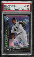 Brent Honeywell [Autograph] #BTP-44 Baseball Cards 2017 Bowman Scouts' Top 100 Prices