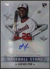 Lucius Fox #BSA-LF Baseball Cards 2022 Topps Update Stars Autographs Prices