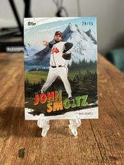 John Smoltz [Titanium White] #PC-7 Baseball Cards 2023 Topps X Bob Ross The Joy Of Painting the Corners Prices