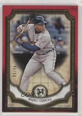 Miguel Cabrera [Ruby] #11 Baseball Cards 2018 Topps Museum Collection Prices