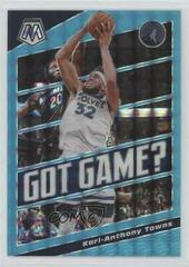 Karl Anthony Towns [Blue Fluorescent] Basketball Cards 2019 Panini Mosaic Got Game Prices