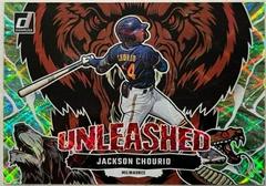 Jackson Chourio [Green] #U16 Baseball Cards 2023 Panini Donruss Unleashed Prices