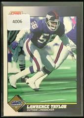 Lawrence Taylor Football Cards 1991 Score Prices