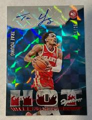 Trae Young [Red] #HS-TY Basketball Cards 2022 Panini Hoops Hot Signatures Prices