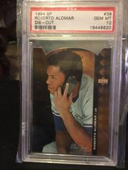 Roberto Alomar [Die Cut] #39 Baseball Cards 1994 SP Prices