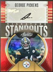 George Pickens [Red] #SS-13 Football Cards 2023 Panini Absolute Signature Standouts Prices