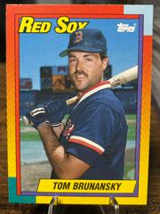 Tom Brunansky #15T Baseball Cards 1990 Topps Traded Tiffany Prices