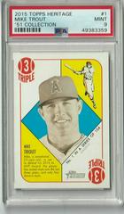 Mike Trout #1 Baseball Cards 2015 Topps Heritage '51 Collection Prices