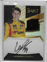 Landon Cassill #SS-LC Racing Cards 2017 Panini Select Nascar Signature Swatches Prices