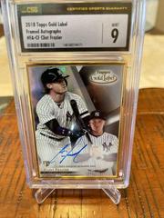 Clint Frazier #FA-CF Baseball Cards 2018 Topps Gold Label Framed Autograph Prices
