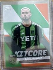 Diego Fagundez [Orange] Soccer Cards 2023 Topps MLS Kitcore Prices