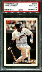 Tony Gwynn #630 Baseball Cards 1993 Bowman Prices