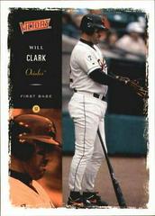 Will Clark #197 Baseball Cards 2000 Upper Deck Victory Prices