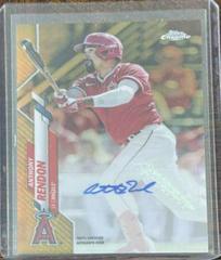 Anthony Rendon [Gold] Baseball Cards 2020 Topps Chrome Update Autographs Prices