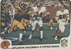 Atlanta Falcons [A Futile Chase] #30 Football Cards 1977 Fleer Team Action Prices