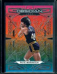 Pete Maravich [Neon Flood] Basketball Cards 2022 Panini Obsidian Prices