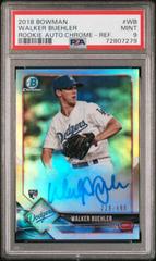 Walker Buehler [Refractor] #CRA-WB Baseball Cards 2018 Bowman Chrome Rookie Autographs Prices