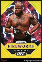 Derrick Lewis [Gold] Ufc Cards 2021 Panini Prizm UFC Fireworks Prices