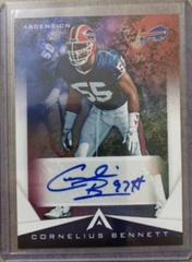 Cornelius Bennett [Red] Football Cards 2021 Panini Chronicles Ascension Autographs Prices