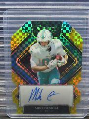 Mike Gesicki [Gold Die Cut] Football Cards 2021 Panini Select Signatures Prizm Prices