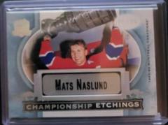 Mats Naslund Hockey Cards 2020 Upper Deck The Cup Championship Etchings Prices
