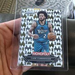 Cade Cunningham #W15 Basketball Cards 2023 Panini Prizm Monopoly Millionaire White Prices