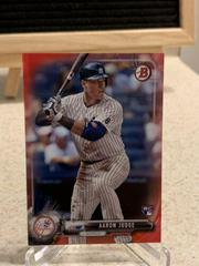 Aaron Judge [Red] #32 Baseball Cards 2017 Bowman Prices