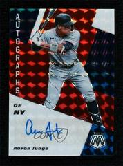 Aaron Judge [Choice Fusion] #AM-AJ Baseball Cards 2021 Panini Mosaic Autographs Prices