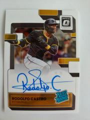 Rodolfo Castro #RRS-CA Baseball Cards 2022 Panini Donruss Optic Rated Rookie Signatures Prices