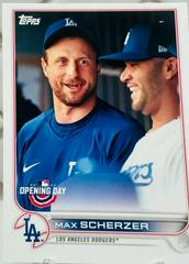 Max Scherzer [SP Variation] Baseball Cards 2022 Topps Opening Day Prices