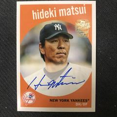 Hideki Matsui #59FF-HM Baseball Cards 2023 Topps Archives 1959 Fan Favorites Autographs Premium Prices