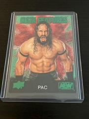 PAC [Green] #MF-14 Wrestling Cards 2021 Upper Deck AEW Main Features Prices