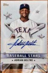 Adrian Beltre Baseball Cards 2022 Topps Baseball Stars Autographs Prices