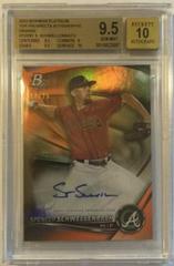 Spencer Schwellenbach [Orange Autograph] #TOP-81 Baseball Cards 2022 Bowman Platinum Top Prospects Prices