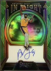 Anthony Davis [Neon Green Prizm] #IF-ADV Basketball Cards 2019 Panini Select in Flight Signatures Prices