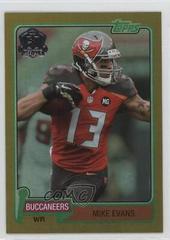 Mike Evans [Gold Border] Football Cards 2015 Topps 60th Anniversary Prices