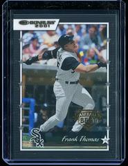Frank Thomas [Baseball's Best Gold] #7 Baseball Cards 2001 Donruss Prices