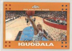 Andre Iguodala [Orange Refractor] #110 Basketball Cards 2007 Topps Chrome Prices