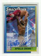 Apollo Crews #A-AC Wrestling Cards 2021 Topps Heritage WWE Autographs Prices